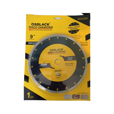 DISCO SEGMENTADO 4 1/2" OSBLACK