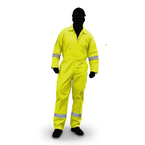 Overol de gabardina 100 % algodón con reflejantes marca Sterkman