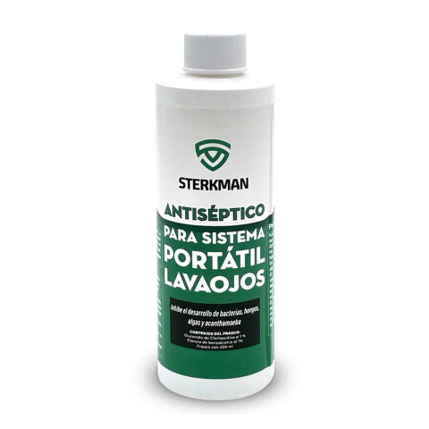 Antiséptico de 200 ml para lavaojos portátil modelo SSK200 marca Sterkman