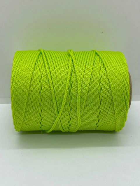 Cola de Rata 2mm x100mt Verde Fluor