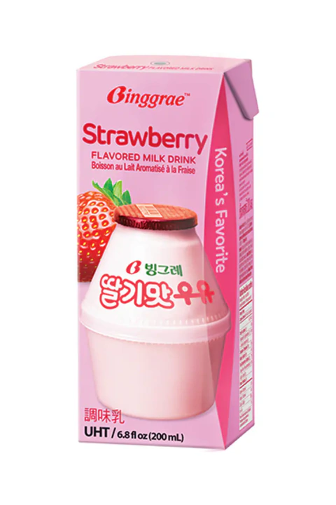 Leche Saborizada de Frutilla 200ml