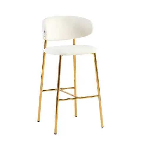 Banqueta Zaro - Base Dorada x4