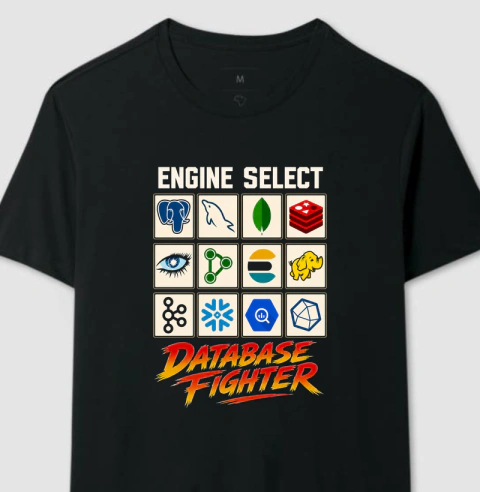 Camiseta Engine Select — Database Fighter