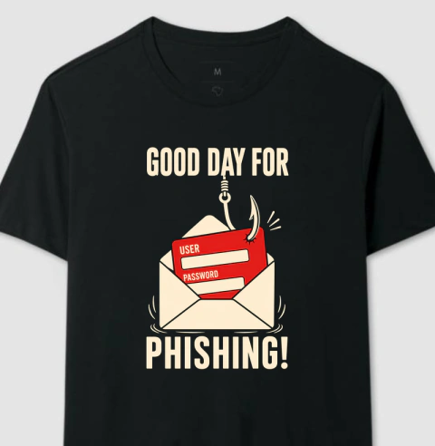 Camiseta God Day For Phishing