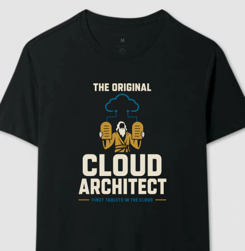 Camiseta The Original Cloud Architect