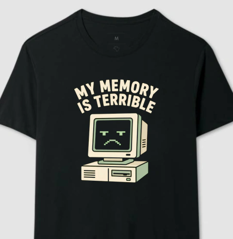 Camiseta My Memory Is Terrible