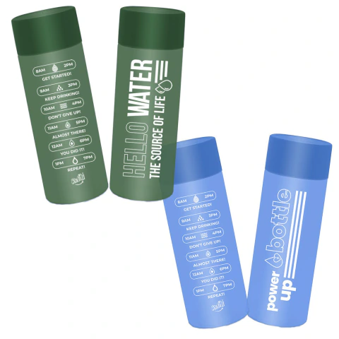Botella Geo Decorada 600ml