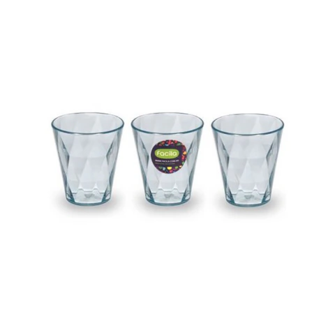 Vaso Facetado Gloss 225ml