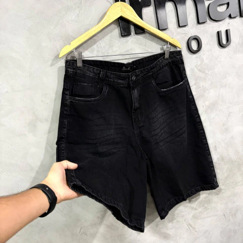 BERMUDA BRK JEANS BAGGY STONE BLACK