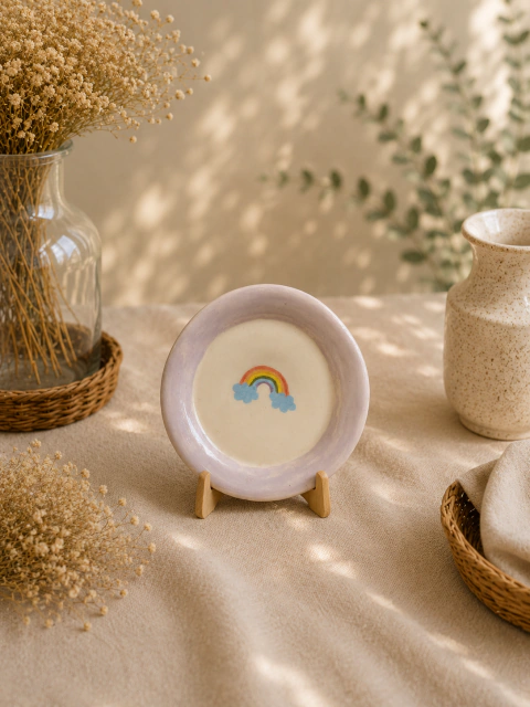 Plato arcoiris