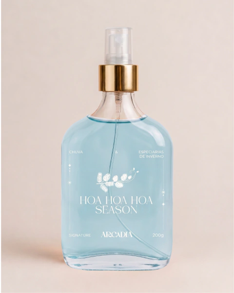 Home Spray Hoa Hoa Hoa Season - Signature | Chuva e Especiarias de Inverno