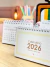 Calendário de Mesa A5 | Capa Dura | Xadrez Colorido | Wire-o Branco - comprar online