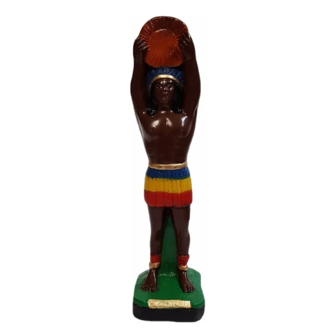 Imagem Caboclo Girassol 25 Cm Mod2