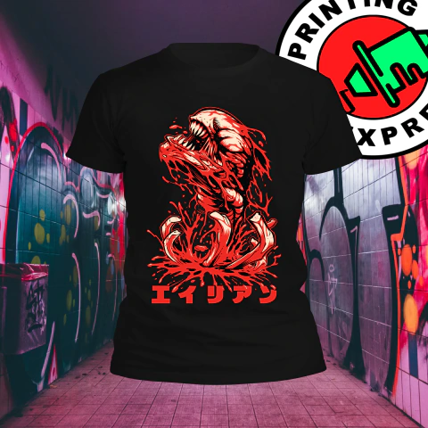 Alien Xenomorfo Chestburster | Remera Urbano | Printing Express