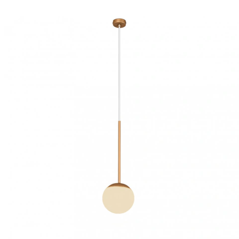 Pendente Metaldomado Sole P 1 Lâmpadas E27 Dourado Bivolt