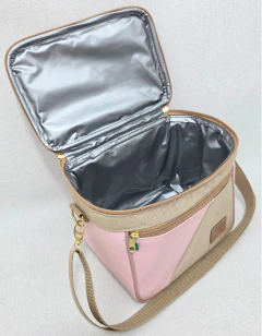 Imagem do Bolsa Térmica Prática Amamentação Transporte Leite Materno Com Gelox e Potes de Vidro