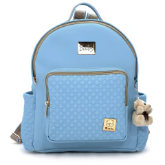 Kit Bolsa e Mochila Personalizadas Maternidade Miellu Linha Pópeti 3 Peças - loja online