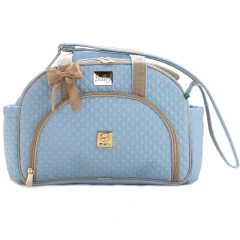 Conjunto Bolsas Maternidade Média e Pequena Personalizadas Miellu - Linha Pópeti - loja online