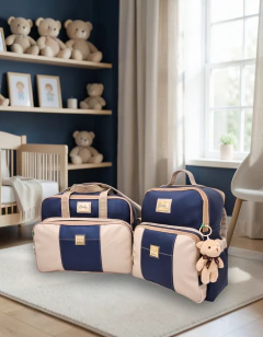 Kit Maternidade Miellu com Bolsa Grande, Mochila e Trocador - Linha Deluxe