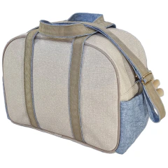 Kit Maternidade Personalizado com Bolsa Grande, Mochila e Trocador - Linha Jeans na internet