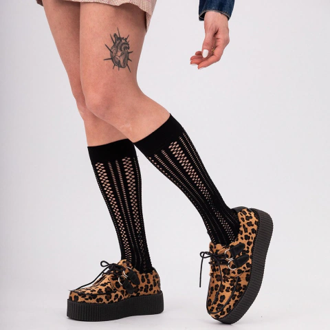 Creeper Estilo Veggie Animal Print Onça na internet