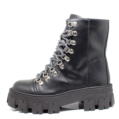Coturno Tratorado Winnie Estilo Veggie Shoes Preto - ESTILO VEGGIE