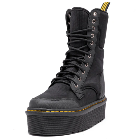 Coturno Plataforma Minerva Estilo Veggie Preto - ESTILO VEGGIE