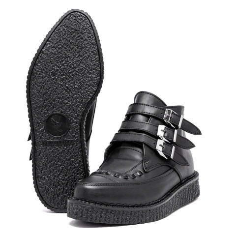 New Creeper Bico Fino Cagliari Estilo Veggie Preto - loja online