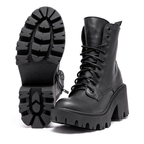 Bota Plataforma Emma Preto - loja online