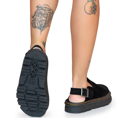 Imagem do Clog Estilo Veggie Acamurçado Preto