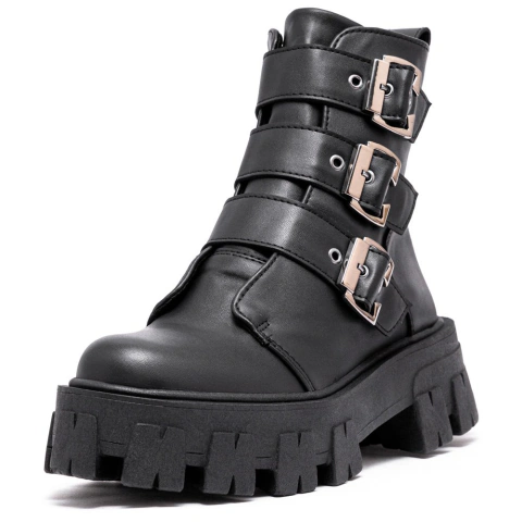 Coturno Tratorado Ravena Estilo Veggie Shoes Preto na internet