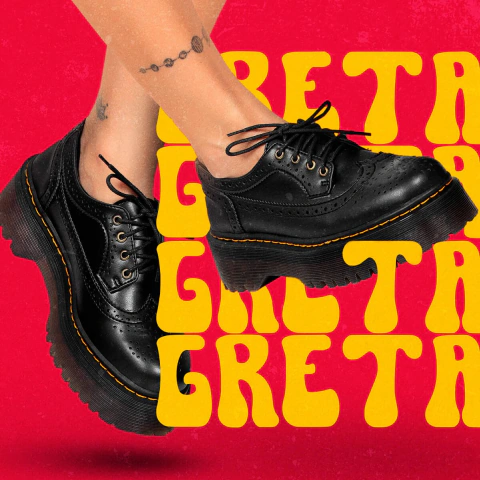 Sapato Oxford Estilo Veggie Greta Preto na internet