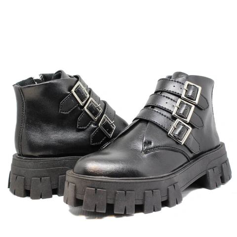 Coturno Tratorado Atena Estilo Veggie Shoes Preto - ESTILO VEGGIE