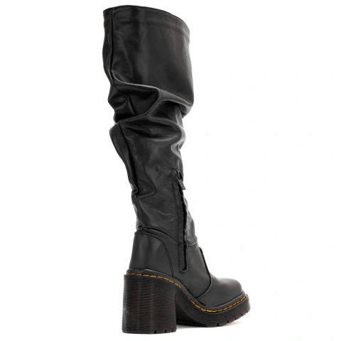 Bota Cano Alto Sienna Preto - comprar online