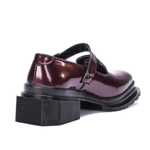 Sapato Boneca Antonieta Verniz Vinho Malbec