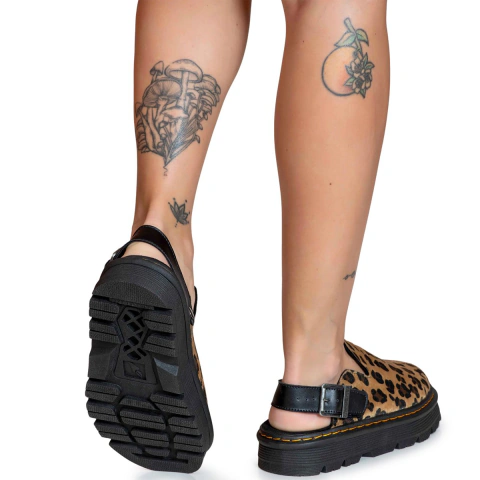 Clog Estilo Veggie Animal Print Onça