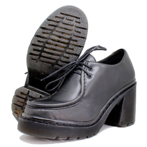 Sapato Plataforma Jasmin Estilo Veggie Preto - ESTILO VEGGIE