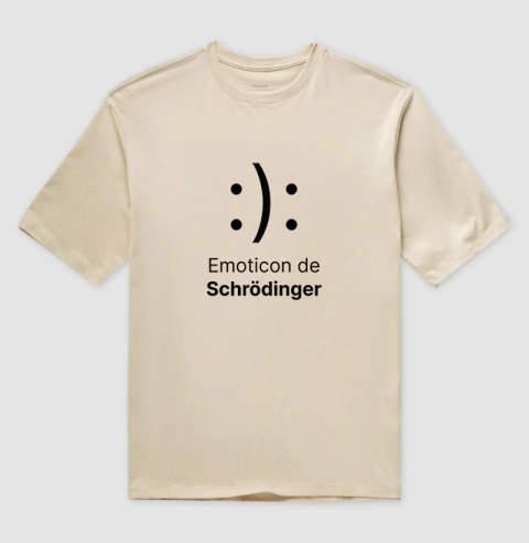 Emoticon de Schrödinger [OVERSIZED]