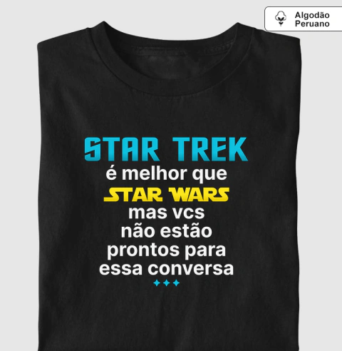 Prefiro Star Trek [ALGODÃO PERUANO]