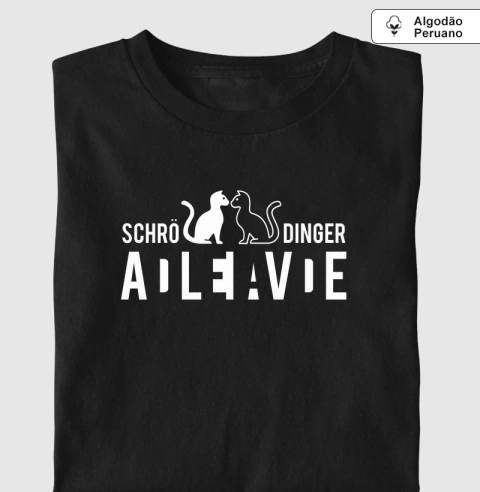 Gato de Schrödinger 2 [ALGODÃO PERUANO]