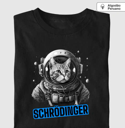 Gato de Schrödinger 1 [ALGODÃO PERUANO]