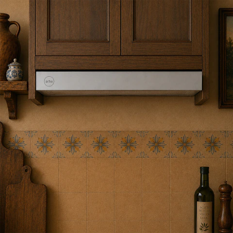 Campana Purificador Artei Caixa Plus Extensible 60 No Flexa Gris SIN SALIDA AL EXTERIOR