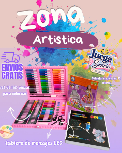 ZONA ARTÍSTICA — COMBO CREATIVO COMPLETO