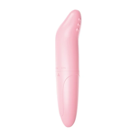 VIBRADOR PERSONAL PONTO G LISO COM TEXTURAS 12CM ROSA