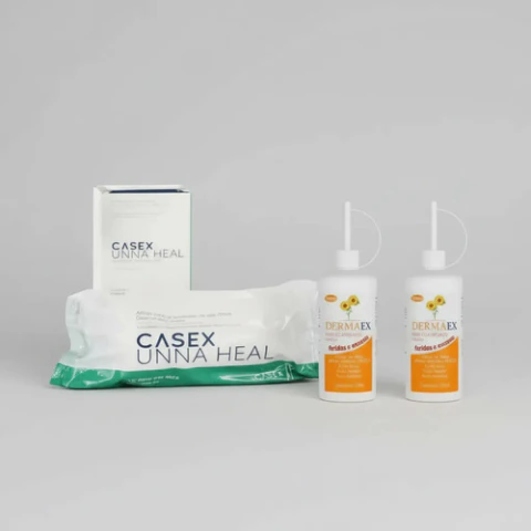 5 Botas De Unna Casex + 2 Óleo De Girassol Dermaex 200ml