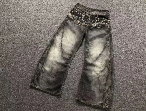 Pantalon de Jean Acne Studios - Cinturón paisley