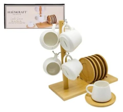 JG XICARAS 90ML 7PCS C SUPORTE CERAMICA - comprar online