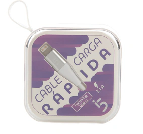 CABLE USB LIGHTNING A C IGLUFIVE 3,1A 1M