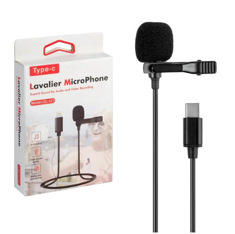 MICROFONO CORBATERO LAVALIER TIPO C