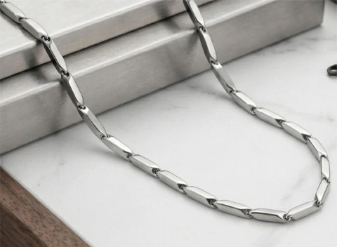 Corrente Masculina Pino Colar Aço Inox 60cm
